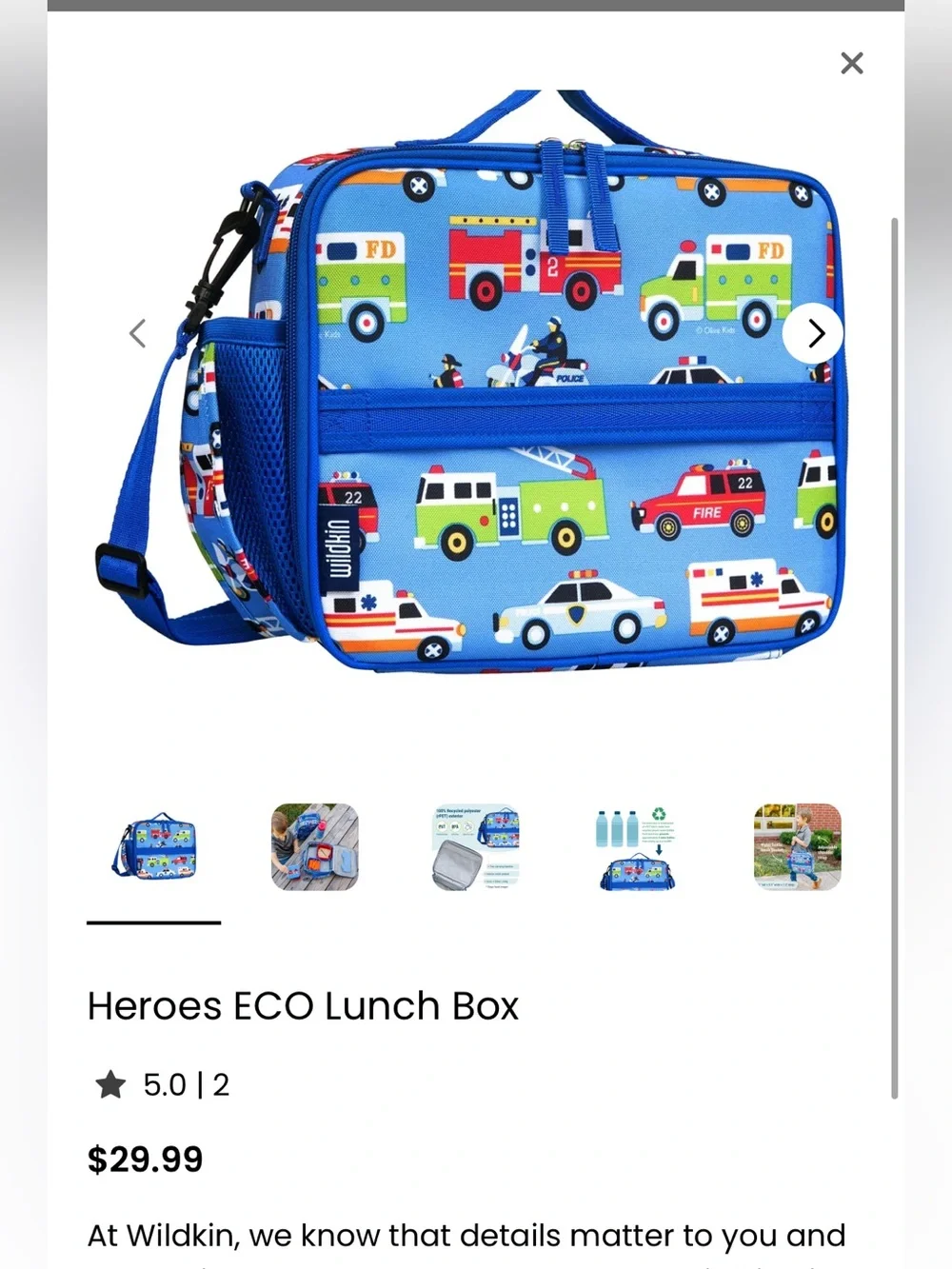 Wildkin backpack school
